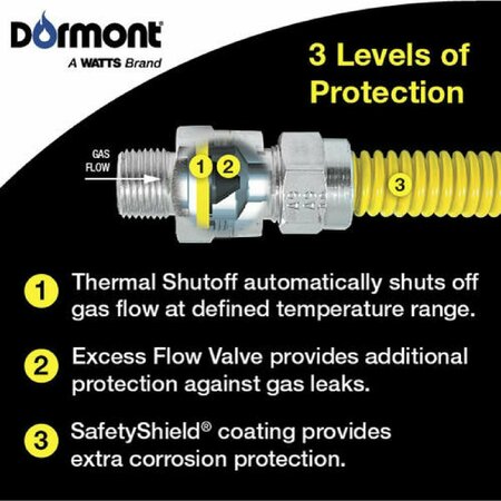 Dormont GAS CNNCTR KIT 1/2X48"" 0222525